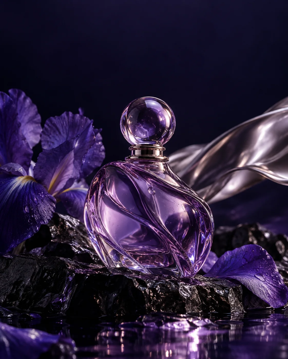 Postagem de perfume violeta